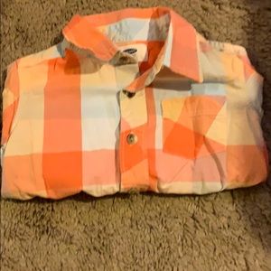 Boys button down short sleeve shirt